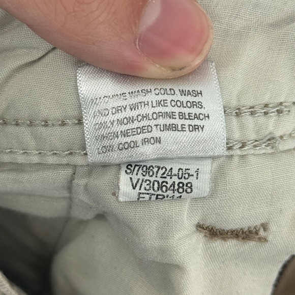 Old Navy Men Khaki Cargo Shorts Tan Cotton 30 (Fits 31) Gorpcore Skater Utility - Picture 4 of 7